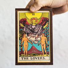 Load image into Gallery viewer, Tarot - 6 - The Lovers Full Color Stash Box