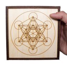 Load image into Gallery viewer, Metatron's Cube Crystal Grid Box