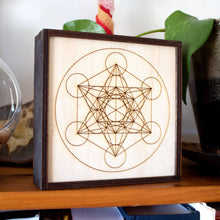 Load image into Gallery viewer, Metatron's Cube Crystal Grid Box
