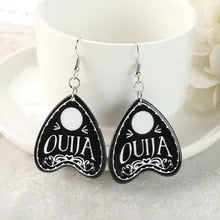 Ouija Planchette Earrings