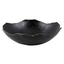 Load image into Gallery viewer, Small Cast Iron Bowl - Rough Petal Edge
